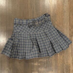 Forever 21 blue plaid school girl skirt size medium